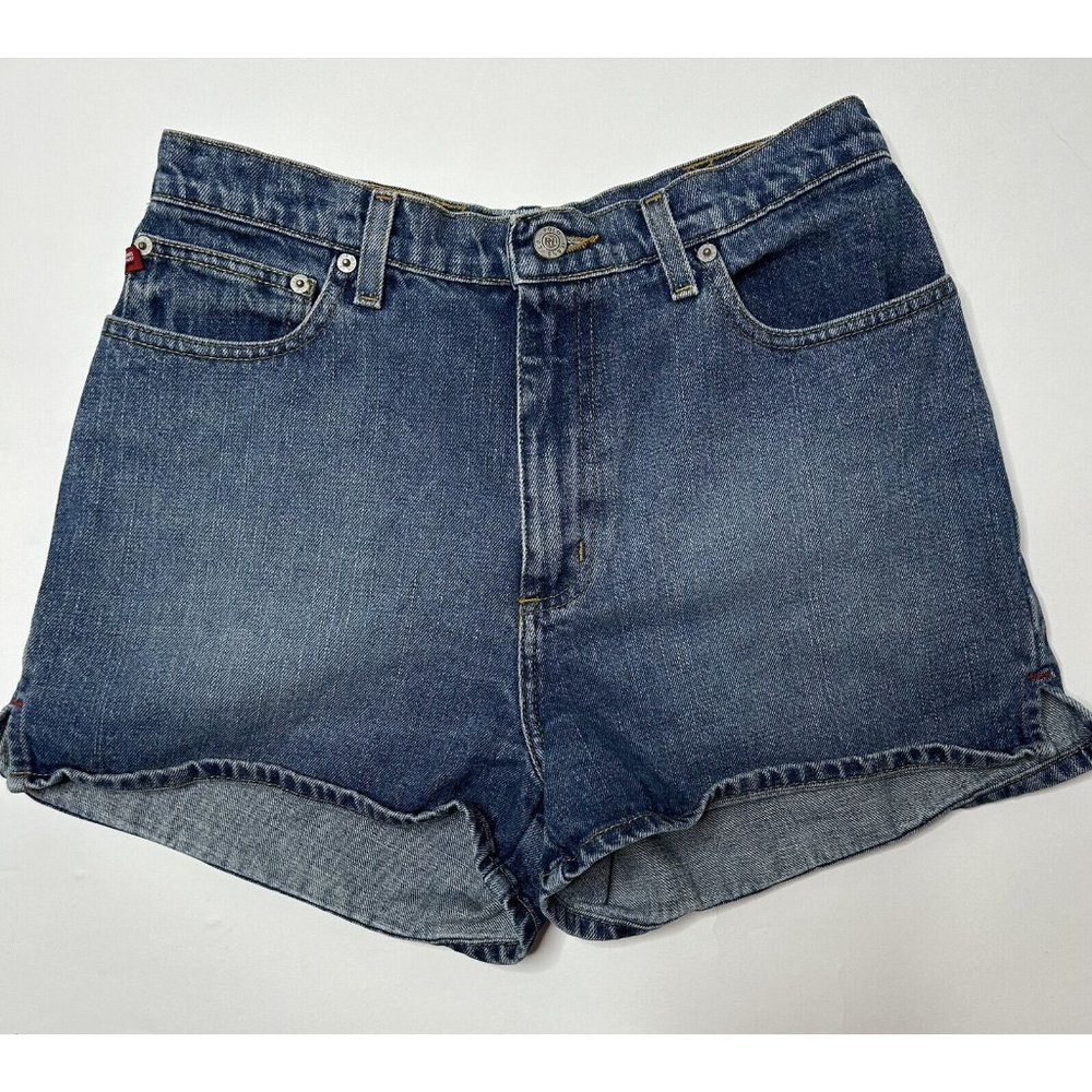 Vintage 90s Polo Jeans Co Ralph Lauren Shorts Womens 10 Denim High Waist Mom